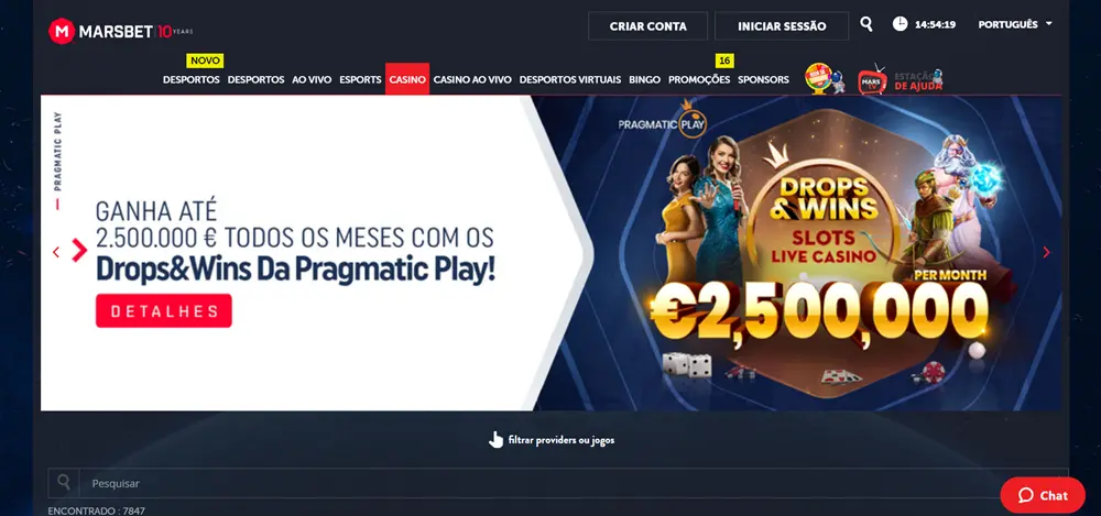 marsbet casino inicio